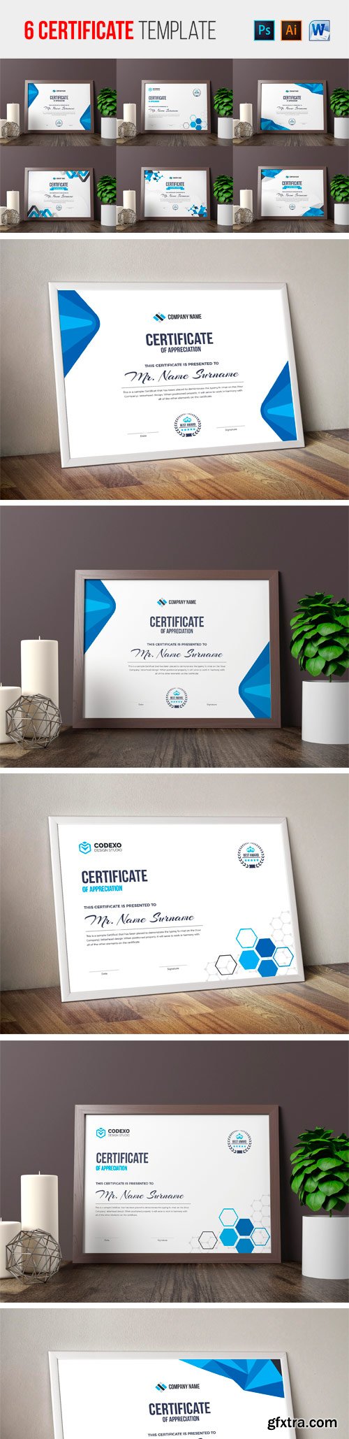 CM - 6 Certificate Template 2422650