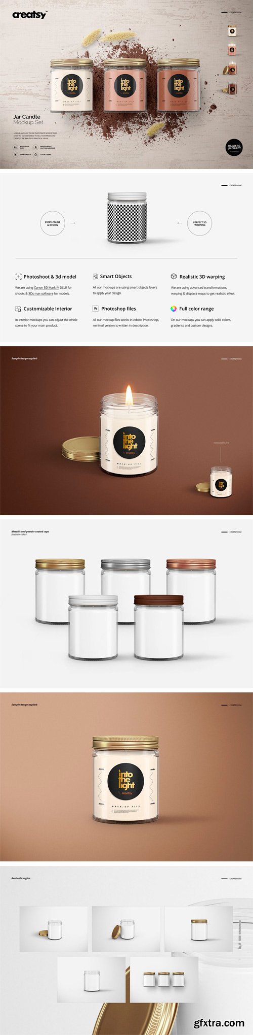 CM - Jar Candle Mockup Set 2423694