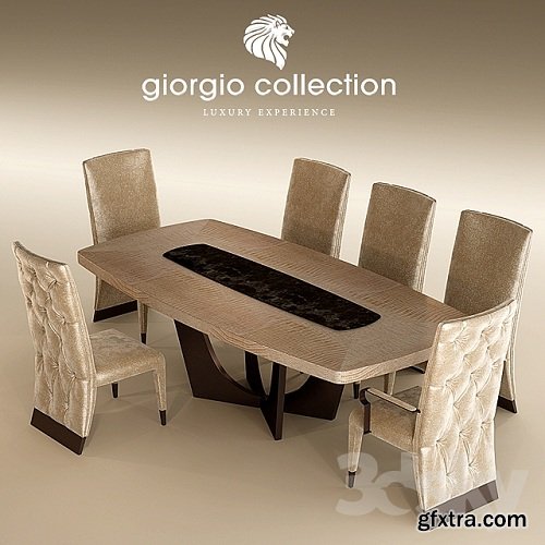 Table and chair Giorgio Lifetime Dining Chairs