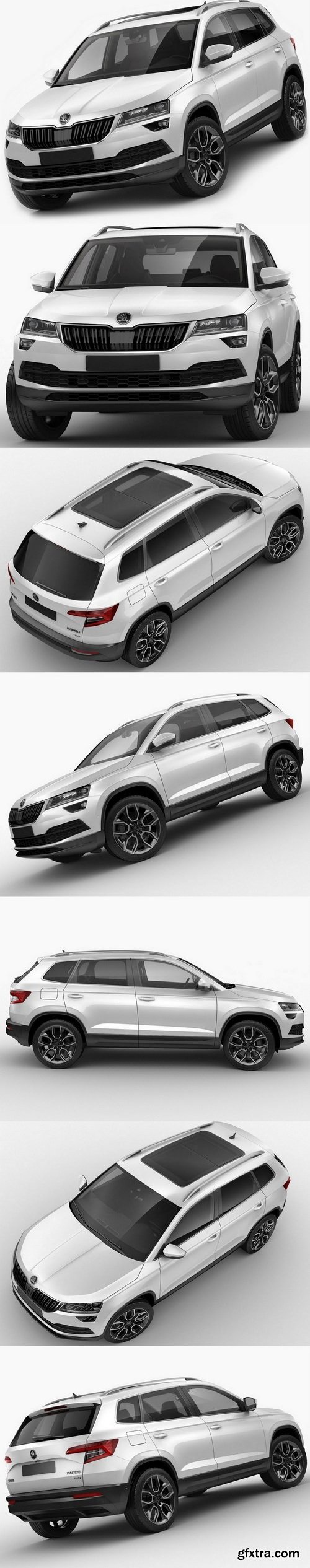 Skoda Karoq 2018 3D Model