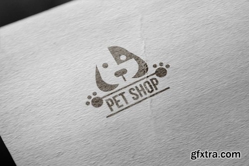 CM - 8 Cute Dog Cat Pets Logo Symbol 2455148