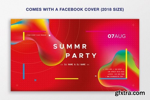 CM - Electro - Summer Party Flyer 2430948