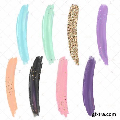 CM - Pastel Brush Strokes 2450394