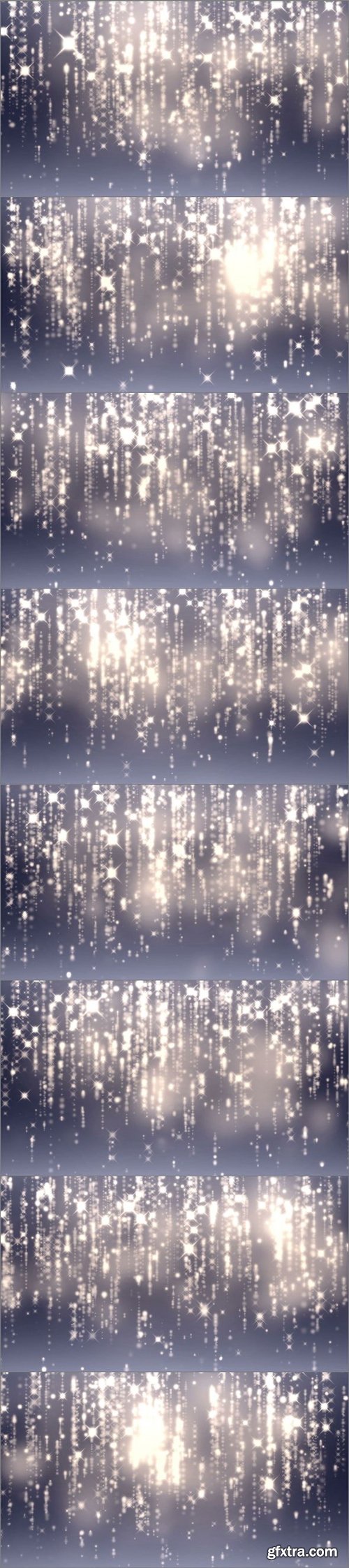 Falling Particles Glitter award Background