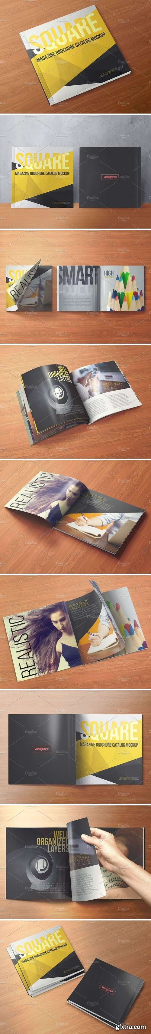 CM - Square Magazine Catalog Mock Ups 1591141