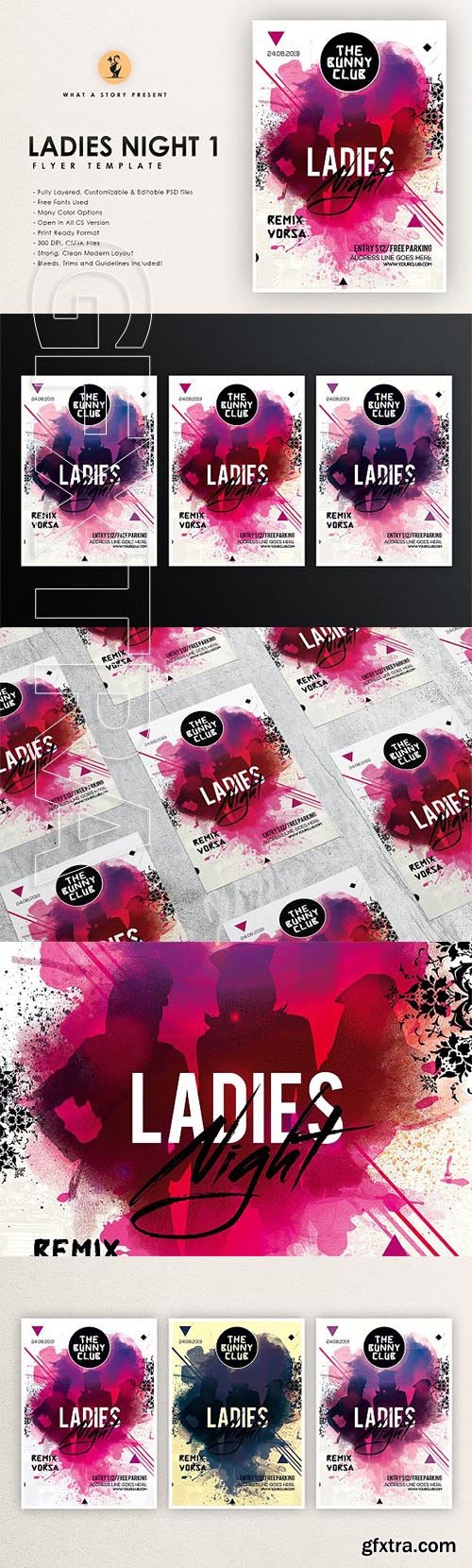 CreativeMarket - Ladies Night 1 2473530