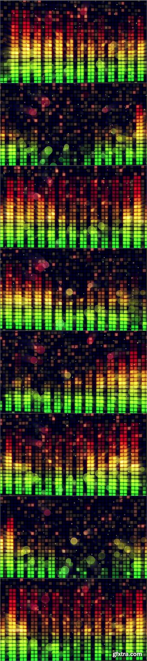 Sound Level Meter Equalizer Loopable Background