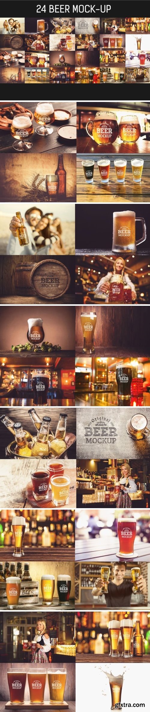 CM - 24 Beer Mock-up Bundle 1588016