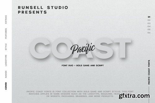 CM - PACIFIC COAST Font + Extras 2431945