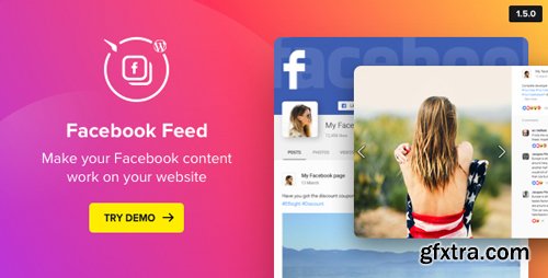 CodeCanyon - WordPress Facebook Plugin - Facebook Feed Widget v1.5.0 - 20611532