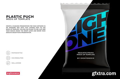 Snack Pouch Mock-Up Template