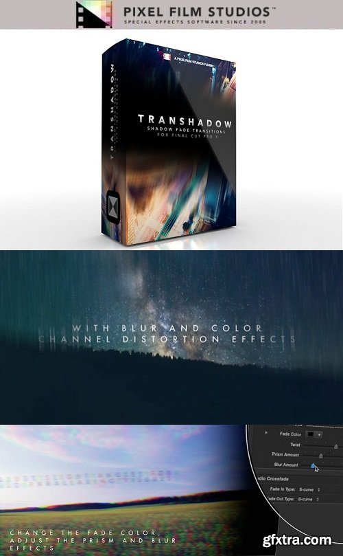 TranShadow - Shadow Fade Transitions for Final Cut Pro X macOS