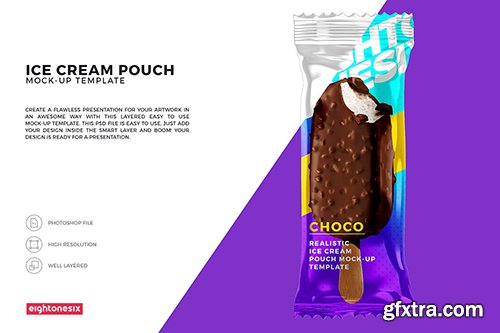 Ice Cream Pouch Mock-Up