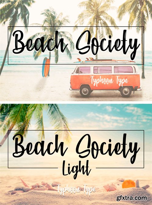 Beach Society Brush Font