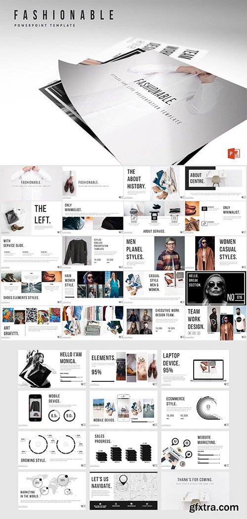 Fashionable Powerpoint Template