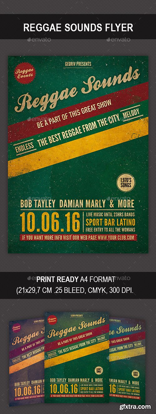 Reggae Sounds Flyer 10185538