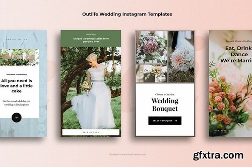 Outlife Wedding Instagram Templates