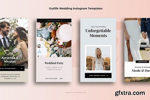 Outlife Wedding Instagram Templates