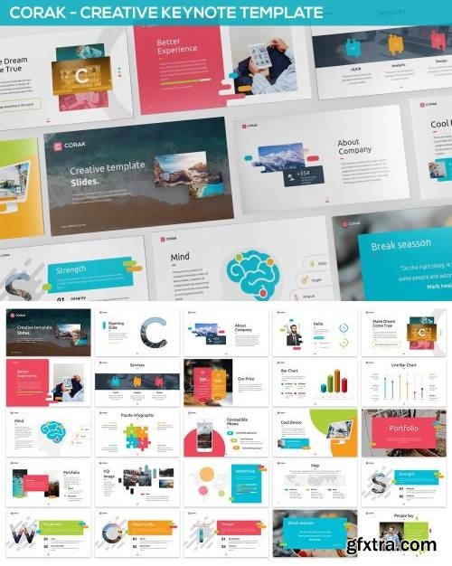 Corak - Creative Keynote Template