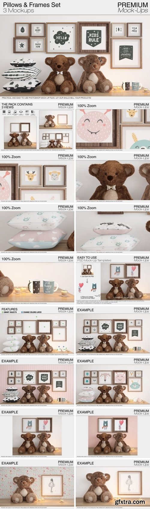 CM - Pillows Frames & Mugs Set 2144386