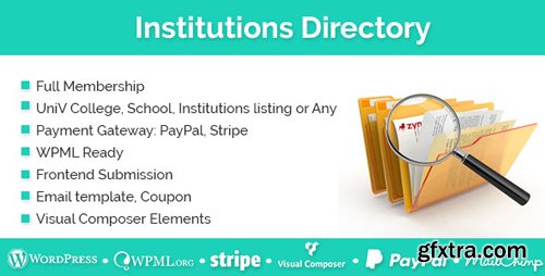 CodeCanyon - Institutions Directory v1.1.7 - 19404510