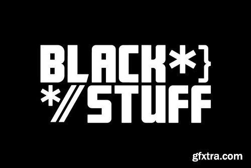 Black Stuff Font
