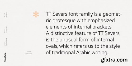 TT Severs Font Family