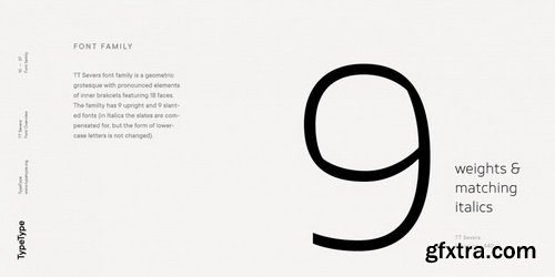 TT Severs Font Family