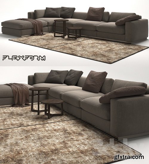 3dsky - Sofa Flexform Beauty