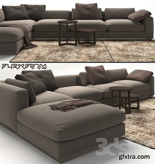 3dsky - Sofa Flexform Beauty