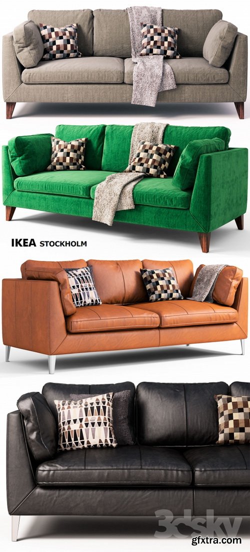 3dsky - Stockholm Ikea sofas