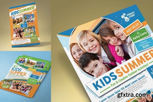 Kids Summer Camp Flyers