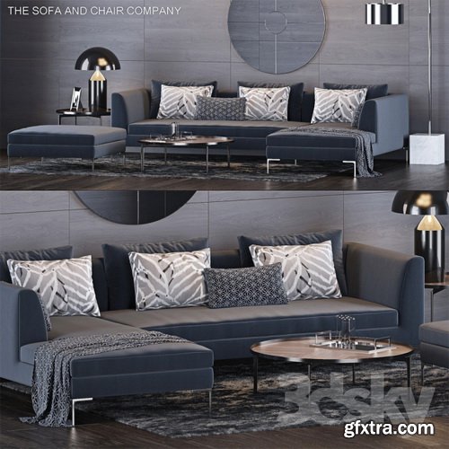 3dsky - The Sofa & Chair Company Set 8