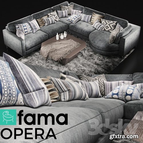 3dsky - Sofa Fama Opera