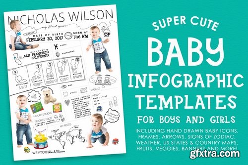 CM - Baby Infographic Template 2427254