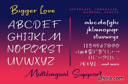 CM - Bigger Love - Clean Handwriting Font 2469457