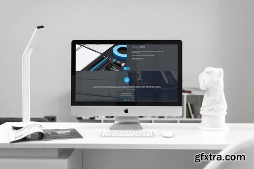 iMac Desk Mock-Up by Temaphoto