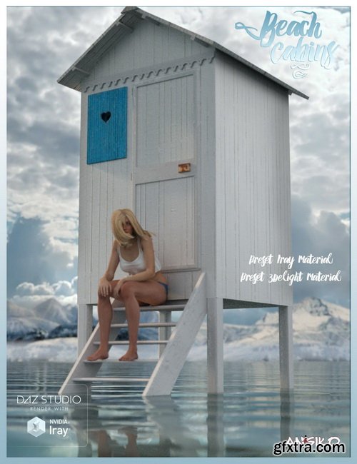 Daz3D - Beach Cabins