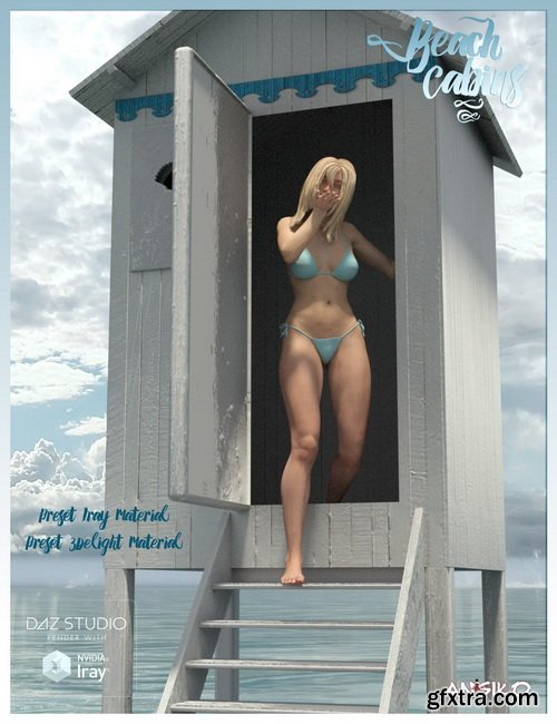 Daz3D - Beach Cabins