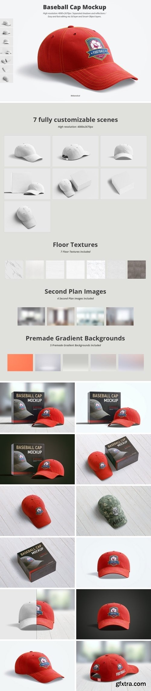 CM - Baseball Cap 3D Mockup 2489863