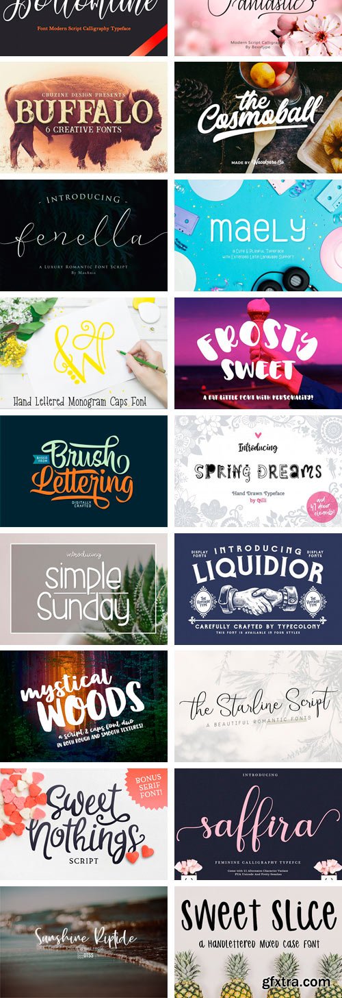 Fontbundles - The Tremendous Font Bundle Volume II