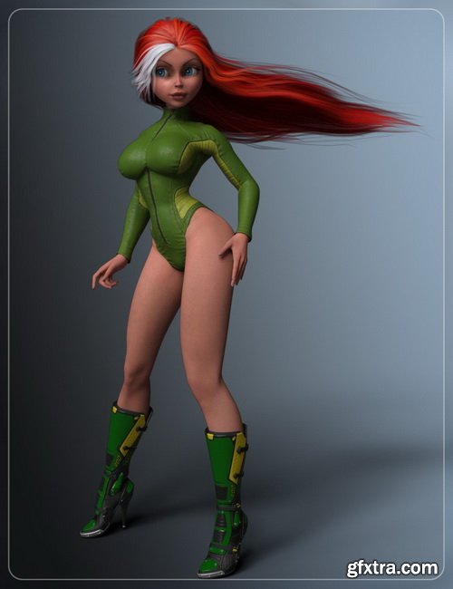 Daz3D - Streaming Hair and Super Cloak Bundle