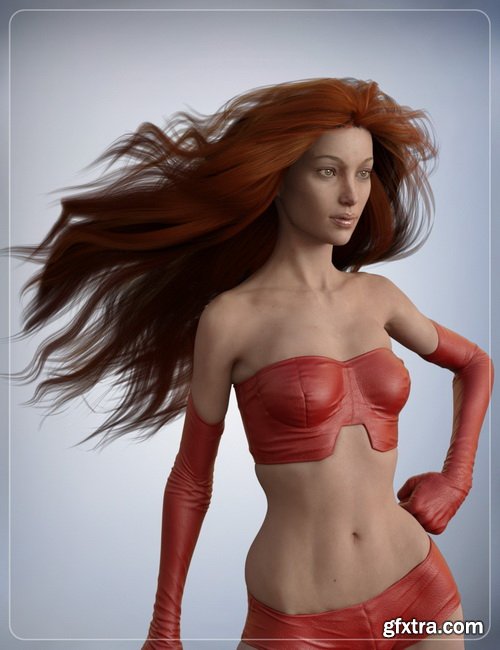 Daz3D - Streaming Hair and Super Cloak Bundle