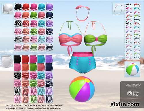 Daz3D - Pinup Swim Bundle