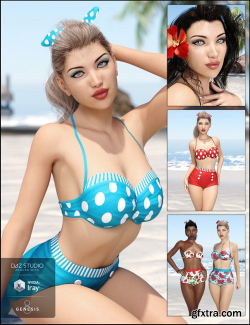 Daz3D - Pinup Swim Bundle