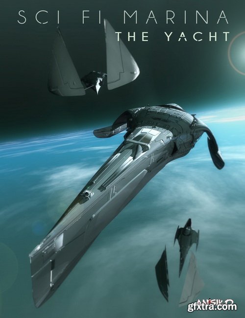 Daz3D - SCI FI MARINA The Yacht