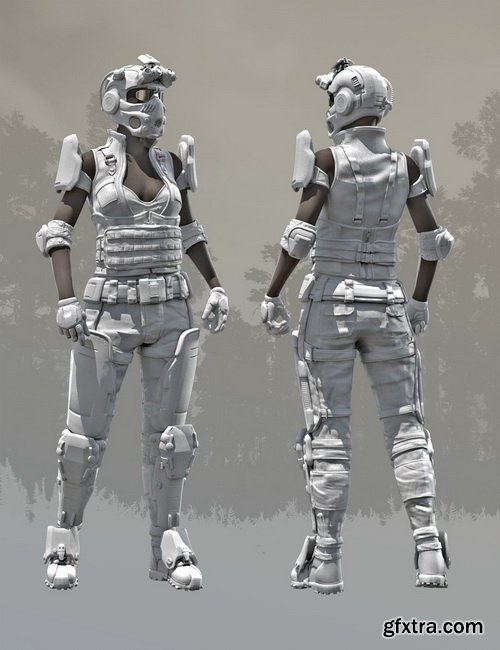 Tactical Assault Outfit for Genesis 8 Male(s) and Female(s)