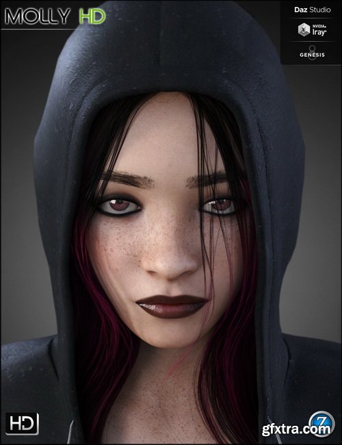 Daz3D - Molly HD for Genesis 8 Female