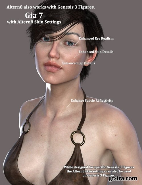 Daz3D - Altern8 - Skin Shader System for Genesis 8