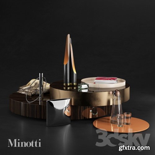 3sky - Decorative Set Minotti 1